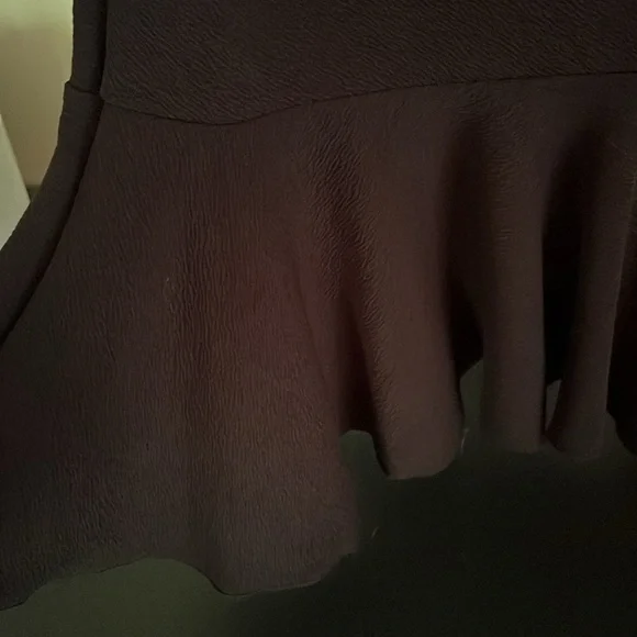 LULAROE Black Ruffle-Sleeved Midlength Textured Dress, Size S, EUC - Picture 5 of 6